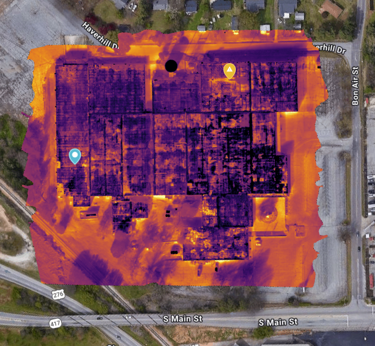 Thermal inspection image